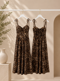 Fustani leopard print
