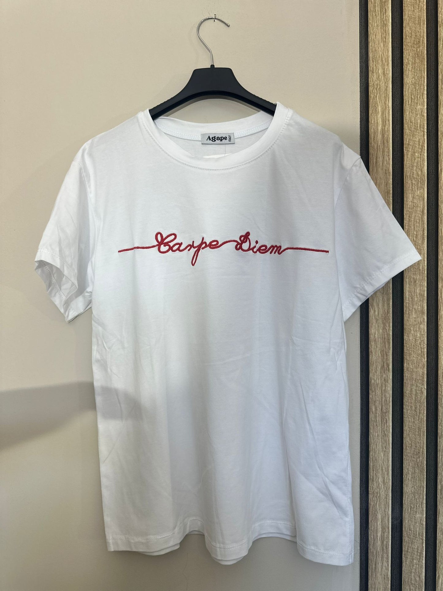 T-Shirt Red Slogan